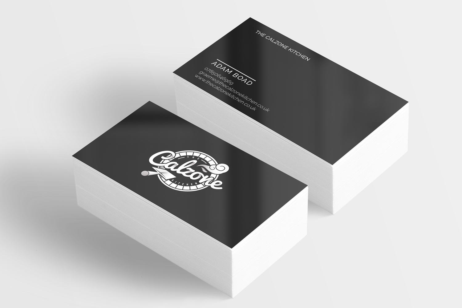 The Calzone Kitchen Business Card Design
